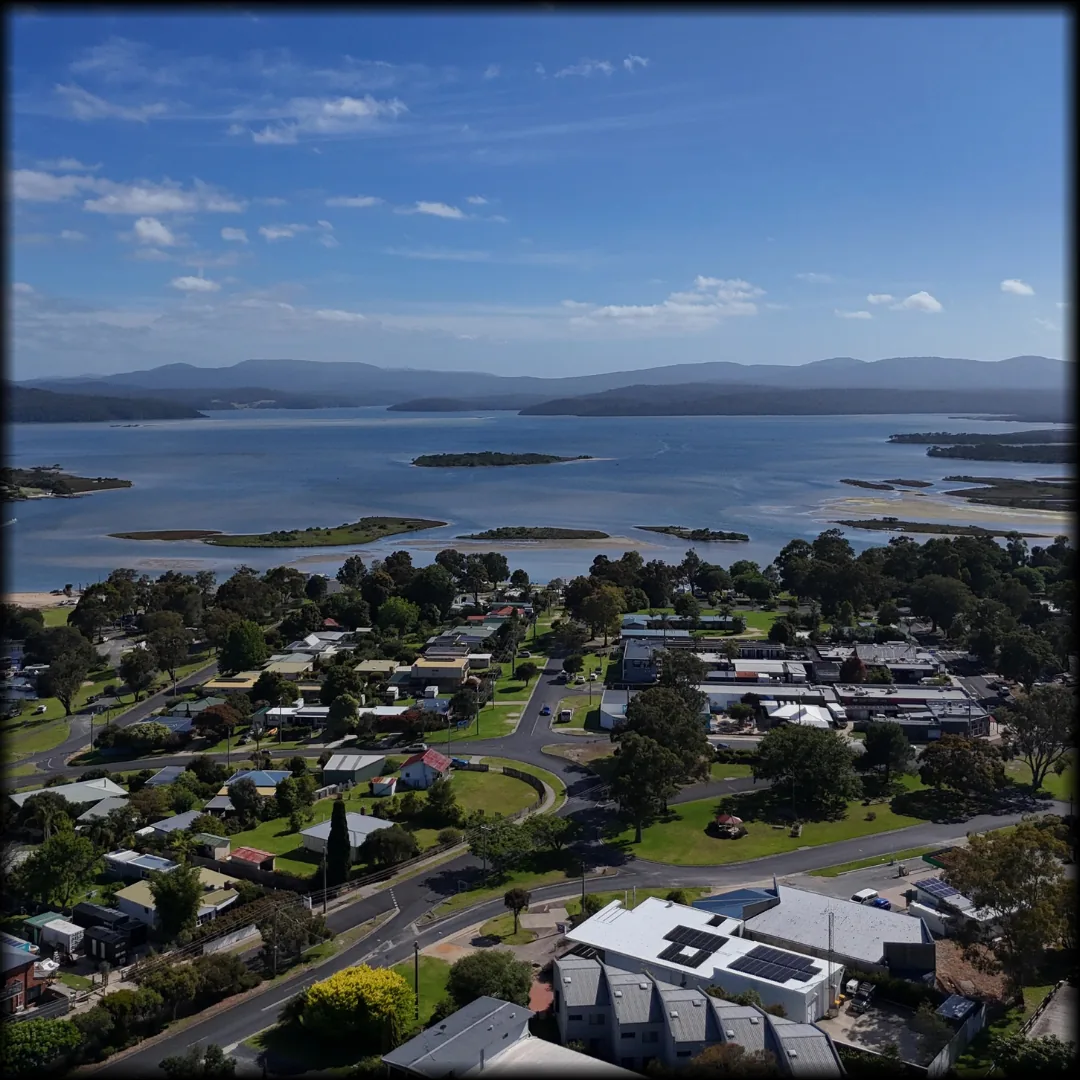 Mallacoota, where Matt works from in regional Victoria
