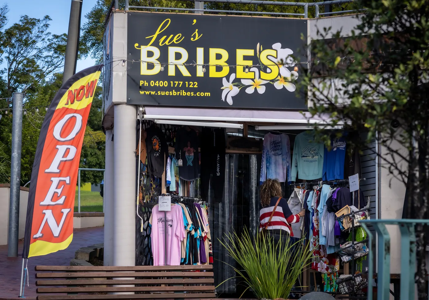 Sue's Bribes website homepage